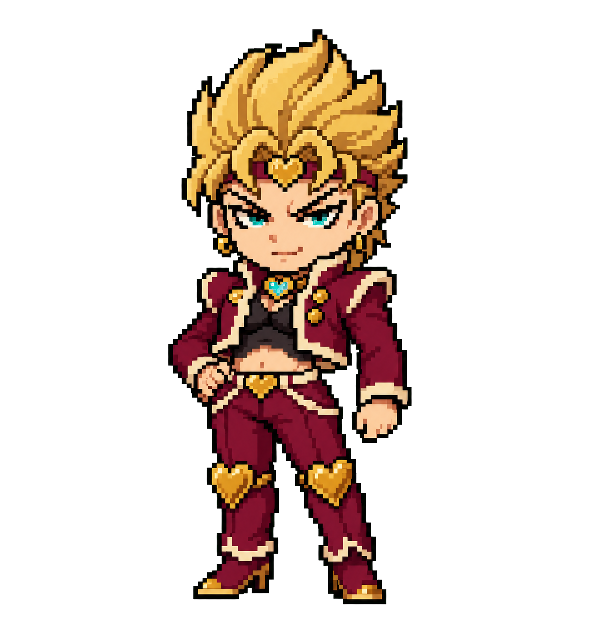 DIO，JoJo 第 3 部像素 Codex 宠物
