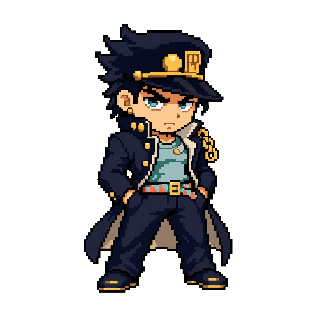 Jotaro Kujo, Part 3 pixel Codex pet
