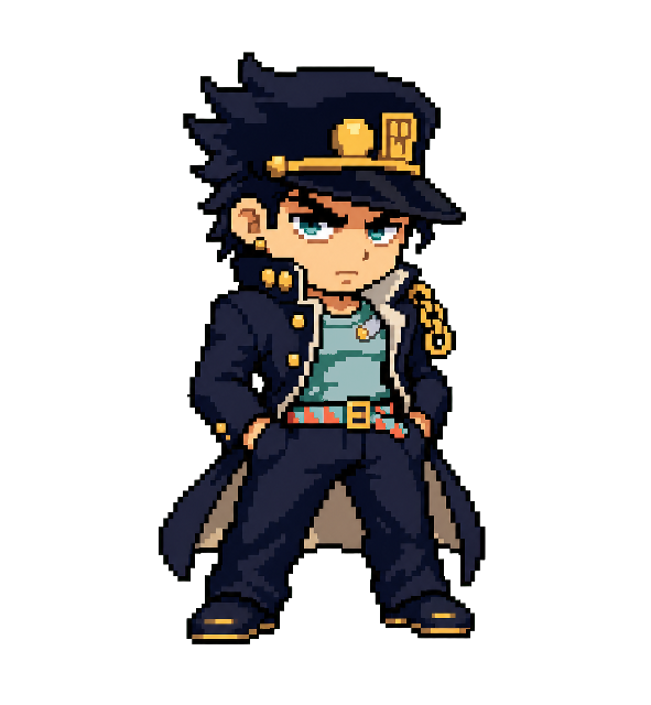 空条承太郎，JoJo 第 3 部像素 Codex 宠物