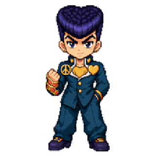 Josuke Higashikata, Part 4 pixel Codex pet