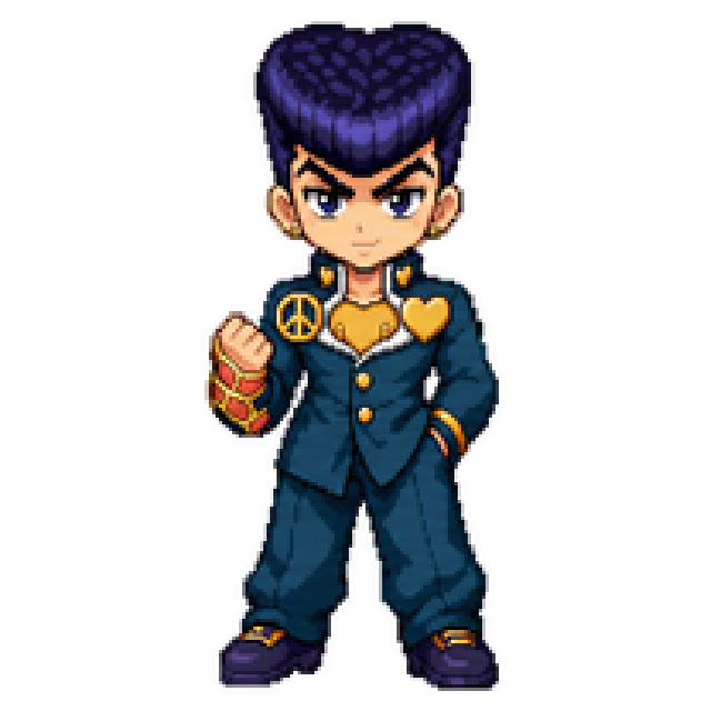 Josuke Higashikata, Part 4 pixel Codex pet