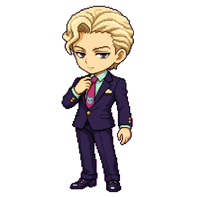 Yoshikage Kira, Part 4 pixel Codex pet