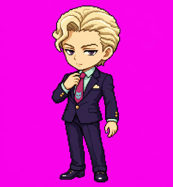 Yoshikage Kira, Part 4 pixel Codex pet
