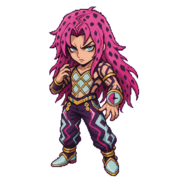 Diavolo, Part 5 pixel Codex pet