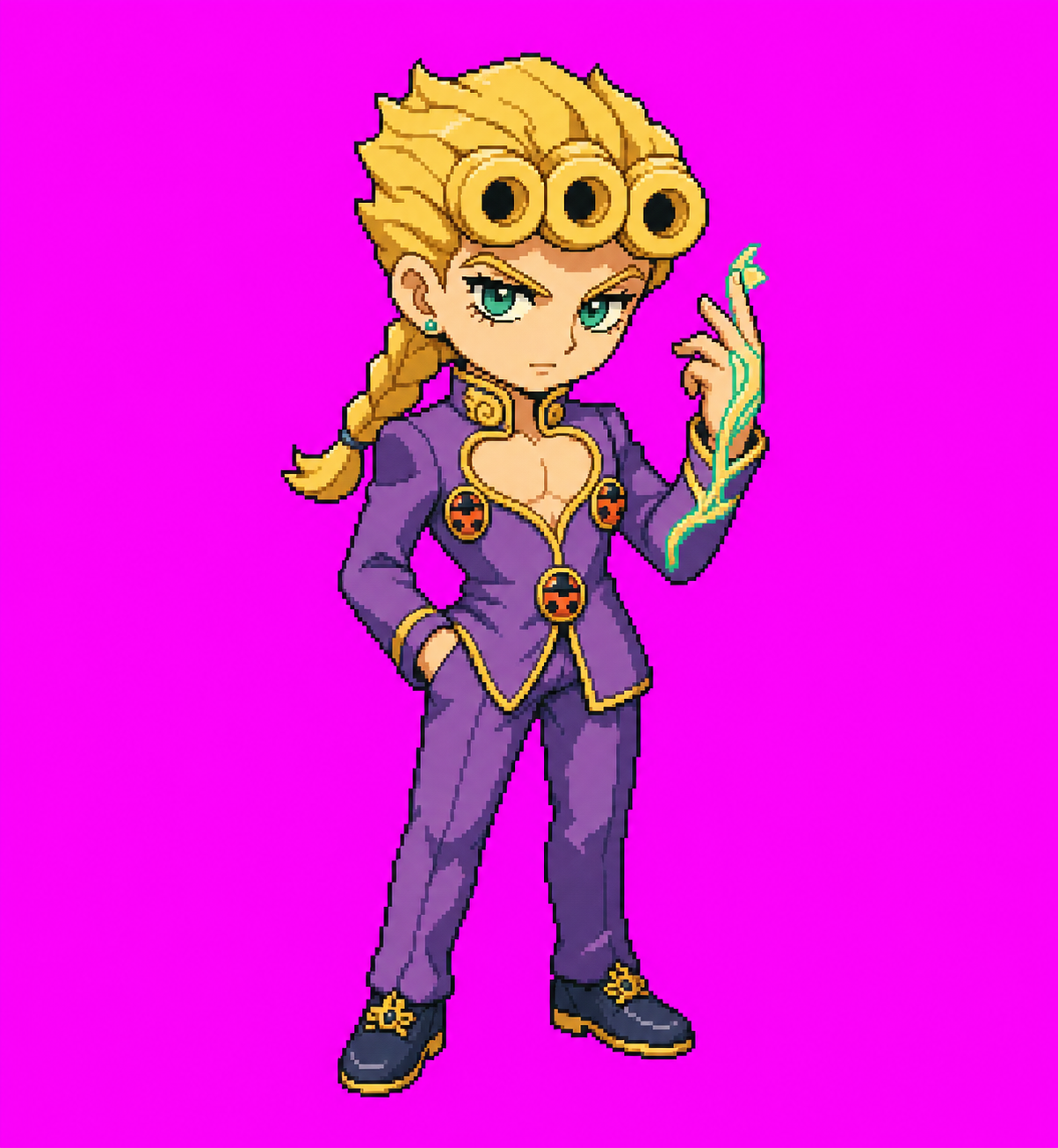 Giorno Giovanna pixel pet