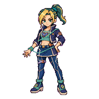 Jolyne Cujoh, Part 6 pixel Codex pet