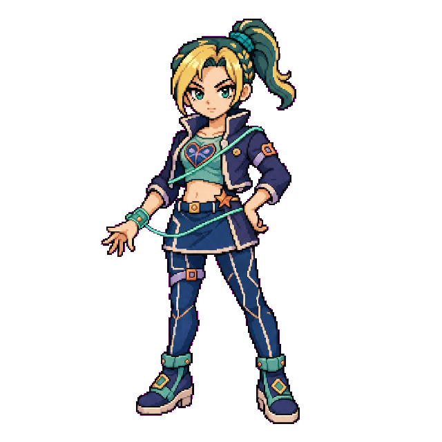 Jolyne Cujoh, Part 6 pixel Codex pet