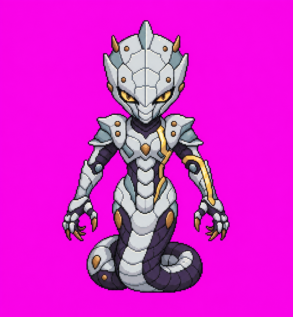 Whitesnake pixel pet