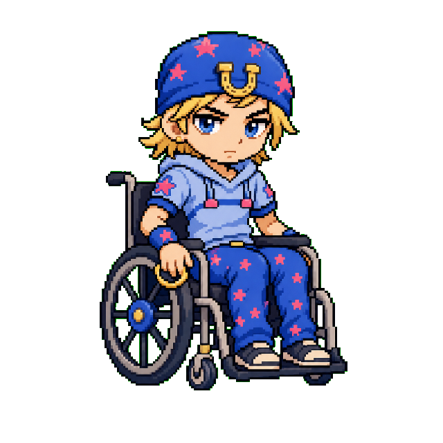 Johnny Joestar, Part 7 pixel Codex pet