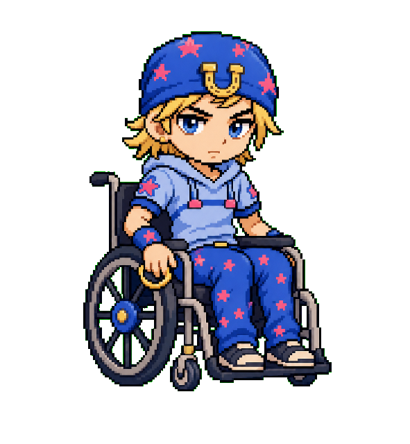Johnny Joestar, Part 7 pixel Codex pet